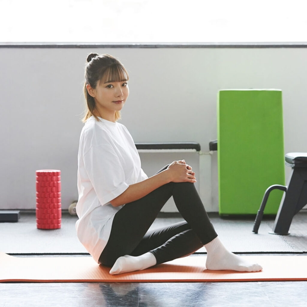 運動している２０代女性