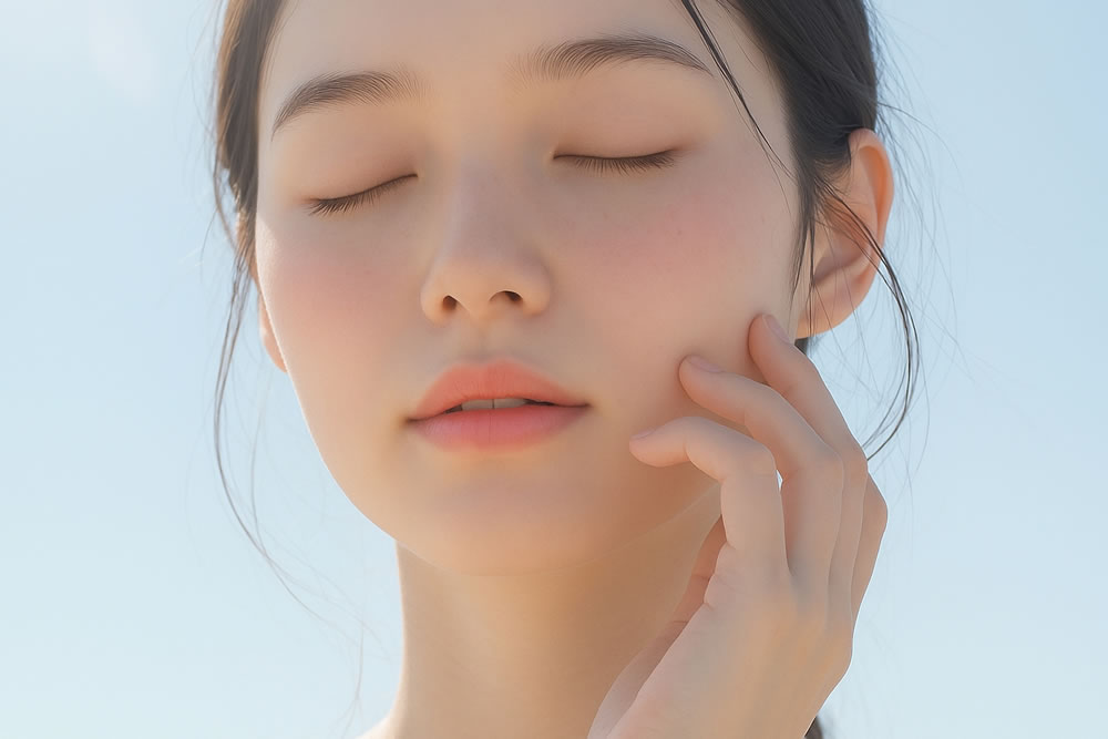 新宿で安いボトックスを受けた女性のイメージ