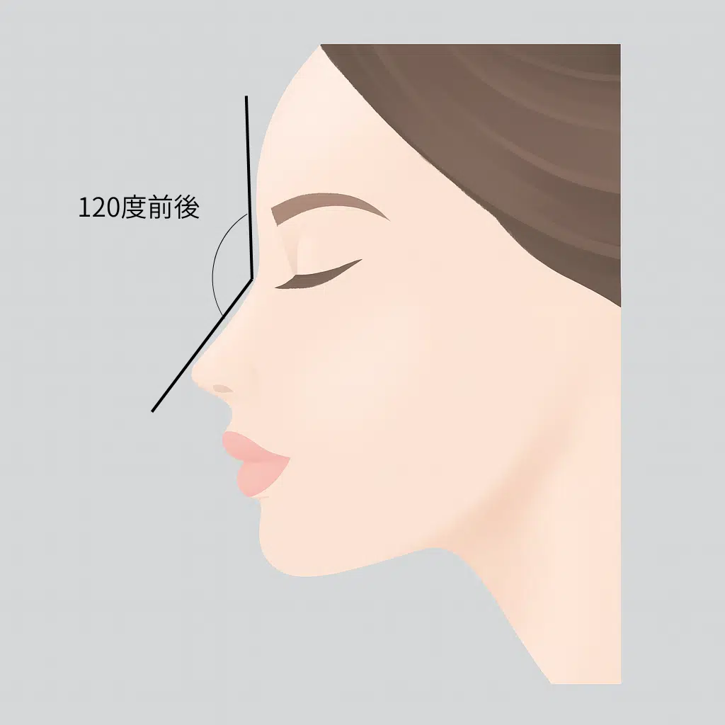鼻前頭角の図解 新宿