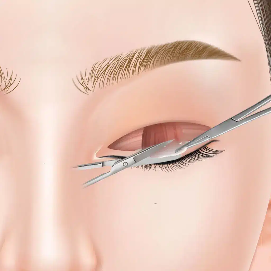 眼瞼下垂　手術方法　新宿