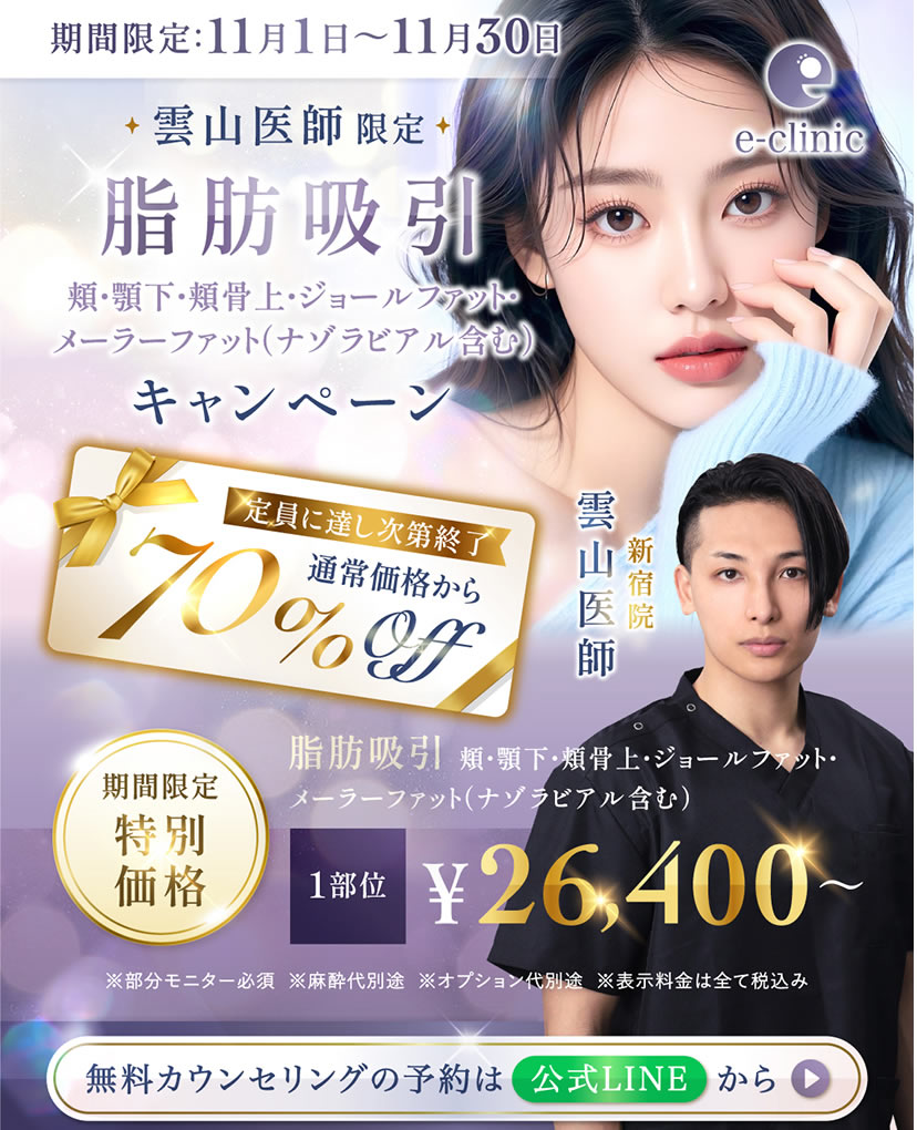 新宿院の脂肪吸引のバナー