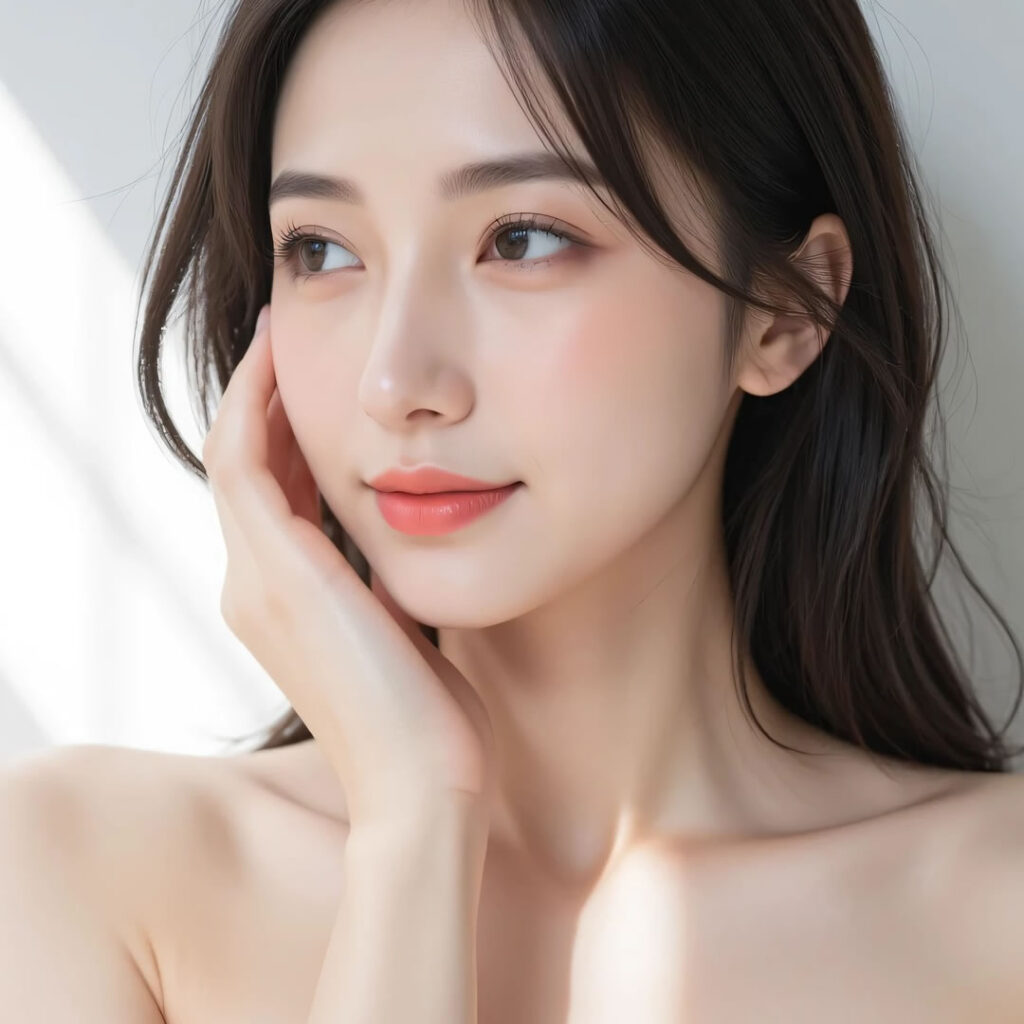 鼻整形の傷跡が気になる女性のイメージ